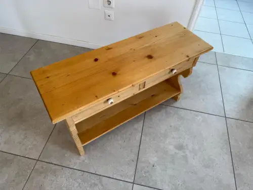 Altes  Bankerl Sitzbank Bankerl Massivholz Bauernbank G2148