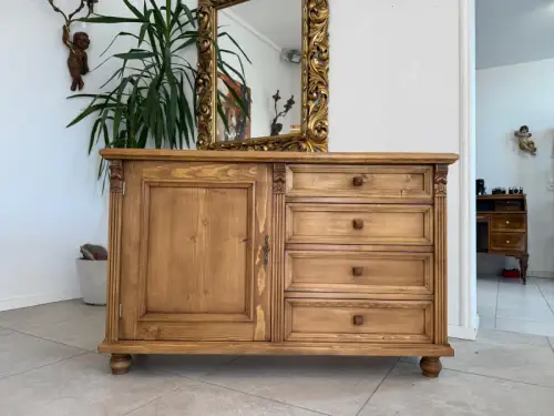 Massivholzkommode Ladenkommode Bauernmöbel Bauernmöbel Bauernschrank G2164