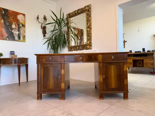 Restaurierter Biedermeier Schreibtisch Sekretär Bürotisch Antiqutität G2163