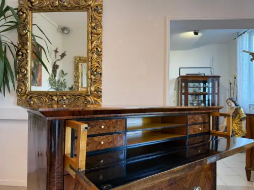 SALE Restaurierte Biedermeier Schreibkommode Nussholz Antiquität Antikmöbel G215