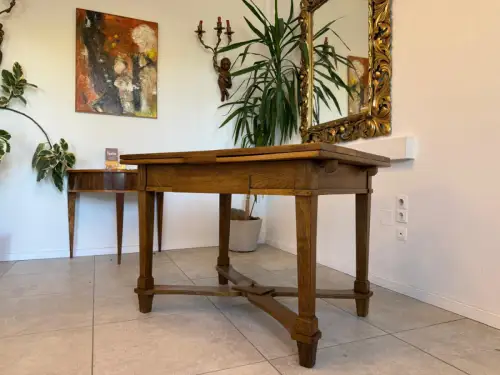 SALE Originaler Biedermeier Auszugtisch Kassettentisch Antiquität G2162