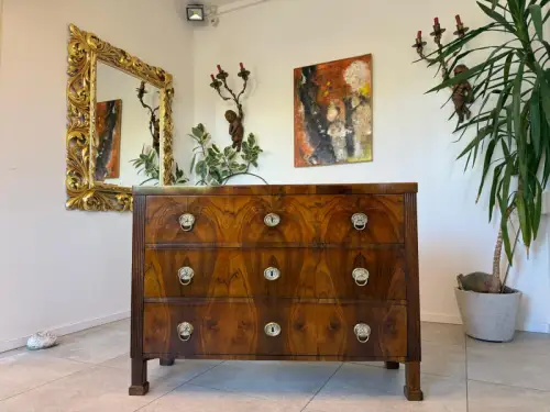 Sale Restaurierte Biedermeier Kommode Nussholz Antiquität 1840 G2161