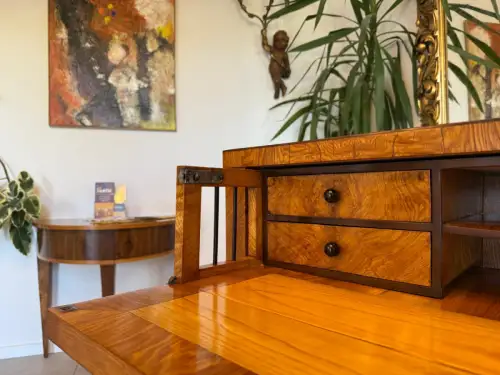 SALE Restaurierte Biedermeier Schreibkommode Eschenholz Antiquität Antikmöbel G2