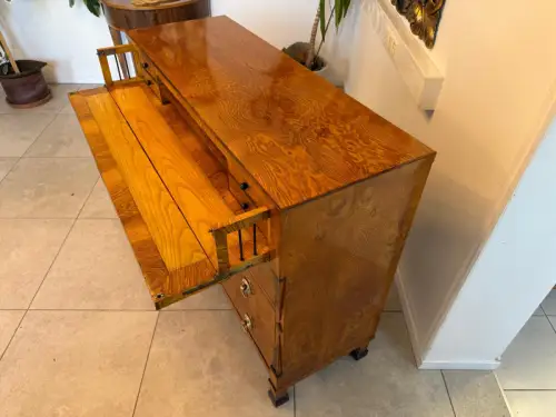 SALE Restaurierte Biedermeier Schreibkommode Eschenholz Antiquität Antikmöbel G2