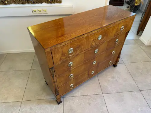 SALE Restaurierte Biedermeier Schreibkommode Eschenholz Antiquität Antikmöbel G2