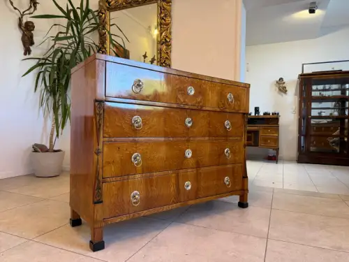 SALE Restaurierte Biedermeier Schreibkommode Eschenholz Antiquität Antikmöbel G2