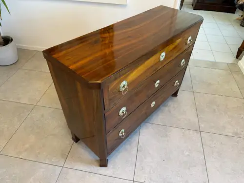 SALE Restaurierte Biedermeier Schreibkommode Nussholz Antiquität Antikmöbel G215