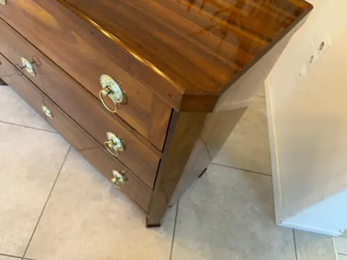 SALE Restaurierte Biedermeier Schreibkommode Nussholz Antiquität Antikmöbel G215