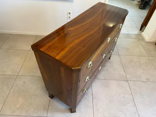 SALE Restaurierte Biedermeier Schreibkommode Nussholz Antiquität Antikmöbel G215