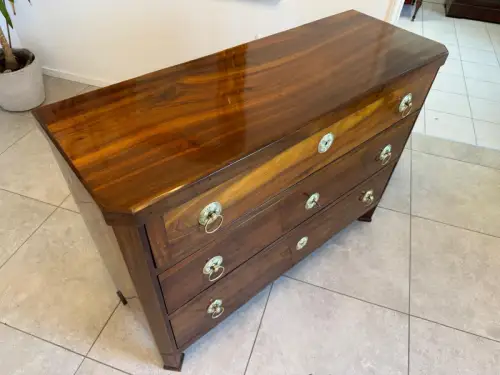SALE Restaurierte Biedermeier Schreibkommode Nussholz Antiquität Antikmöbel G215