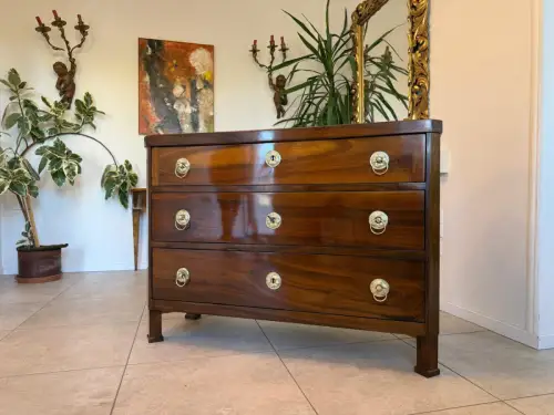 SALE Restaurierte Biedermeier Schreibkommode Nussholz Antiquität Antikmöbel G215