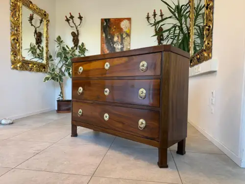 SALE Restaurierte Biedermeier Schreibkommode Nussholz Antiquität Antikmöbel G215