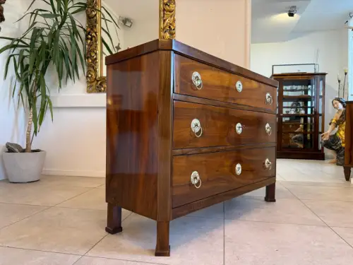 SALE Restaurierte Biedermeier Schreibkommode Nussholz Antiquität Antikmöbel G215