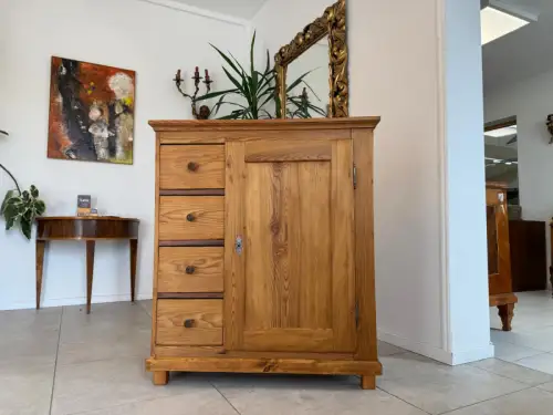 Brotschrank Almerschrank Speiskasten Bauernkasten Naturholzschrank Antik G2170