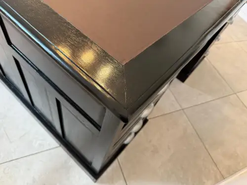 Sale Jugendstil Schreibtisch Schwarz Partnerdesk Partnerschreibtisch G2171