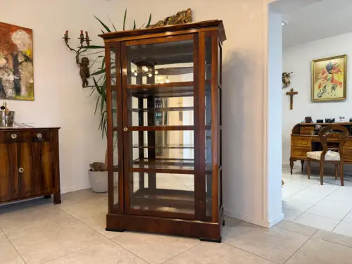 SALE Restaurierte Biedermeier Vitrine Bücherschrank ANTIQUITÄT G2084