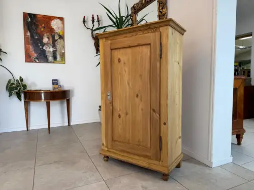 Bäuerliches Biedermeier Bauernschrank Halbschrank Vertiko G2201
