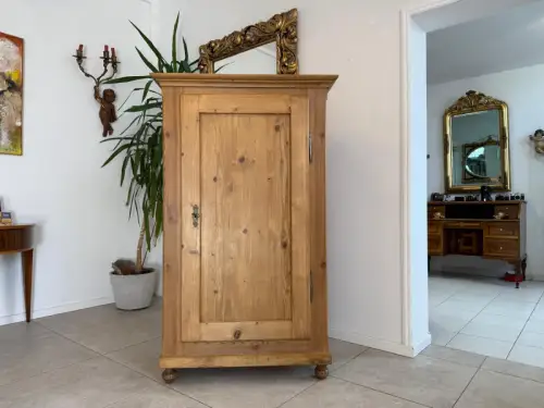 Bäuerliches Biedermeier Bauernschrank Halbschrank Vertiko G2203