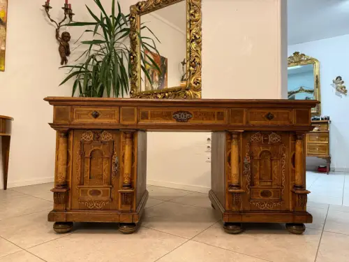 Spätrenaissance Sekretär Schreibtisch Herrenschreibtisch Original Antiquität G22