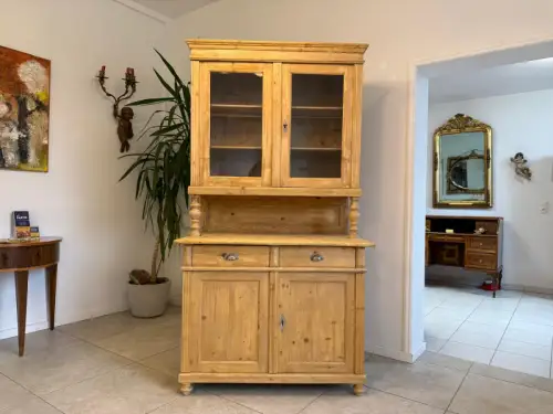 Gründerzeit Naturholschrank Küchenbuffet Küchenschrank Küchenkredenz G2220