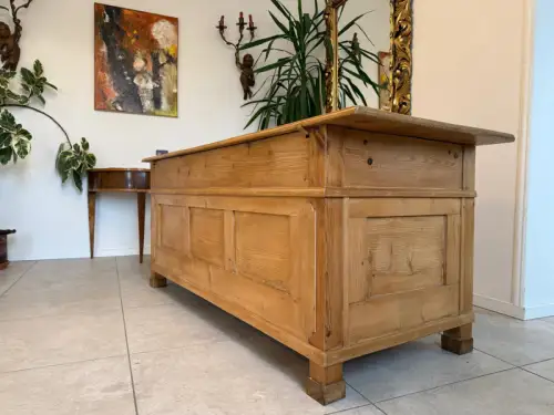 Urige bäuerliche Bar Altholz Vintage Verkaufstheke Schneidertisch G2255