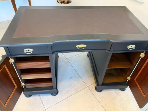 Restaurierter Jugendstil Schreibtisch Sekretär Freisteher Originalstück G2275