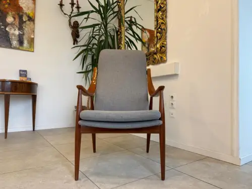 Perfekter dänischer Armlehnsessel Stuhl Buchenholz G2265