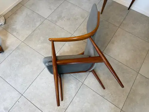 Perfekter dänischer Armlehnsessel Stuhl Buchenholz G2265