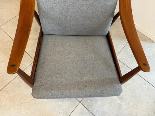 Perfekter dänischer Armlehnsessel Stuhl Buchenholz G2265