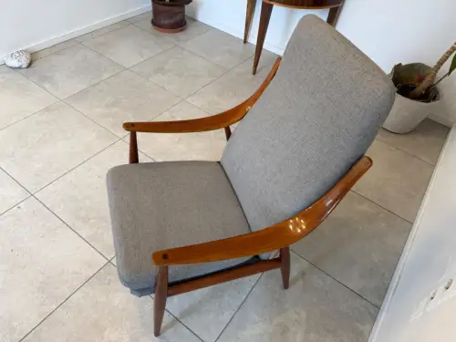 Perfekter dänischer Armlehnsessel Stuhl Buchenholz G2265