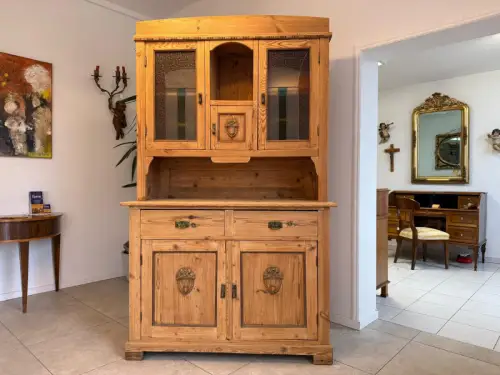 Originale Jugendstil Küchenbuffet Küchenschrank Küchenkredenz G2301