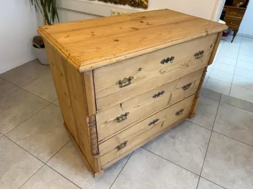 restaurierte Biedermeier Kommode Ladenkommode Antik G2295