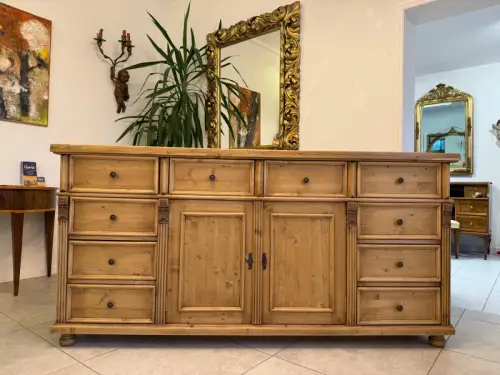 Altholz Ladenkommode Ladenschrank Apothekerschrank Weichholz Antik G2321