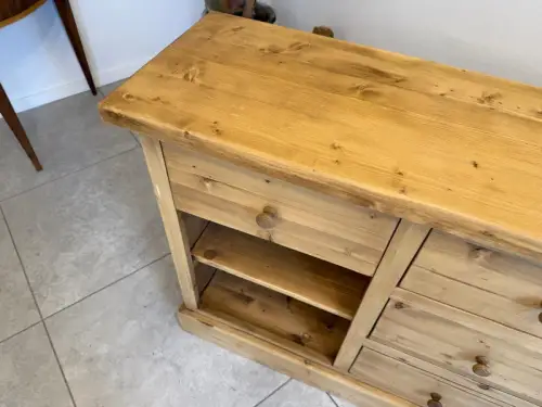 Altholz Ladenkommode Ladenschrank Apothekerschrank Weichholz Antik G2316