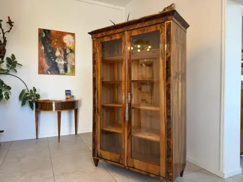 SALE Restaurierte Biedermeier Vitrine Bücherschrank Sammlervitrine Antiquität G2