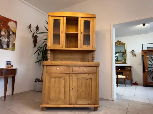 Gründerzeit Naturholschrank Küchenbuffet Küchenschrank Küchenkredenz G2335