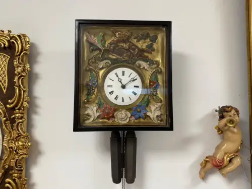 Comtoise Frankreich Wanduhr Rarität Lyrapendel G2324