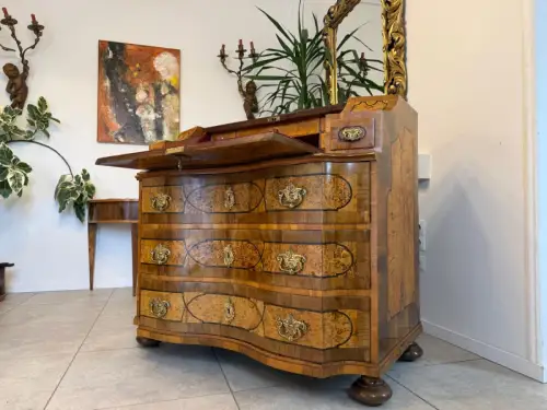 Authentischer Barock Schreibsekretär Sekretär Kommode Antiquität  G2374