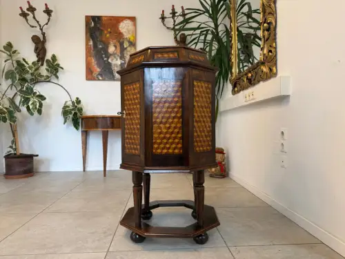 Originales Biedermeier Bar Hausbar Intarsiert Rarität Antiquität G2367