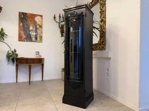 Restauriertes Jugendstil Vitrine Pfeilervitrine Glasschrank G2389