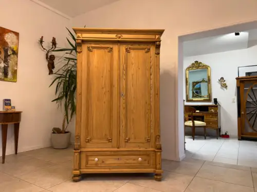 Gründerzeit Bauernschrank Bauernkasten Hallenschrank G2385