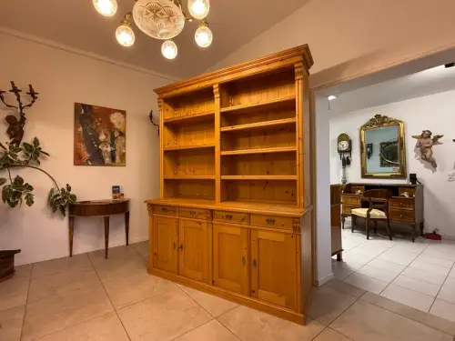 Grosses Bücherregal Stellage Bücherschrank Bauernkasten Bücherwand G2408