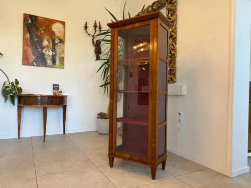 Stilvitrine Biedermeier Glasschrank Bücherschrank Antik G2403