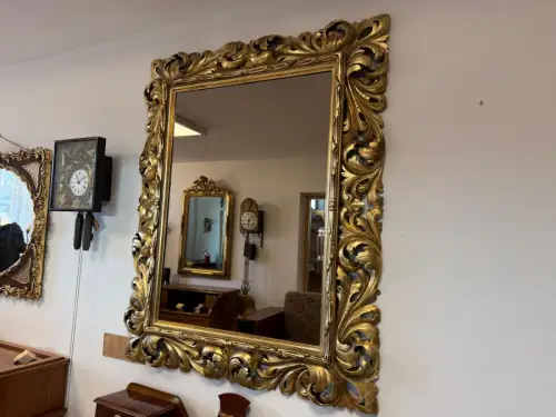 SALE Florentiner Spiegel Akanthusblattschnitzkunst Holzschnitzkunst Traum G2405