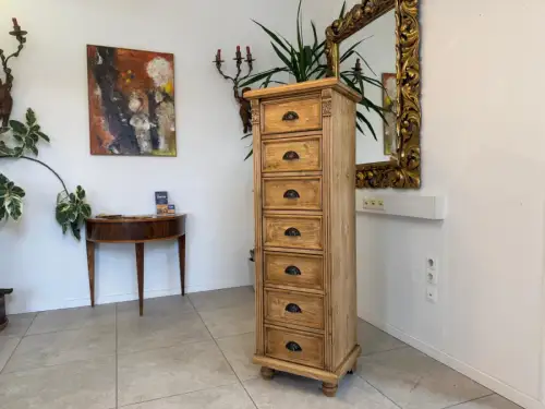 Bäuerliche Ladenkommode Apothekenschrank 7 Ladenkommode D1022