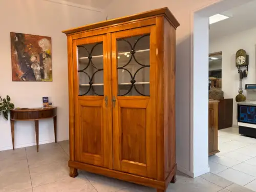 Sale Restaurierte Biedermeier Vitrine Bücherschrank Glasschrank D1069