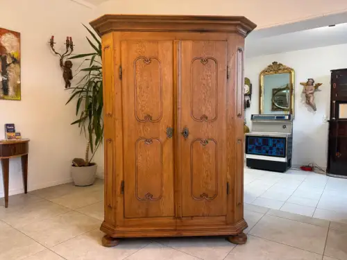 Originaler Eichenschrank Rauchschrank um 1780 Antiquität D1068