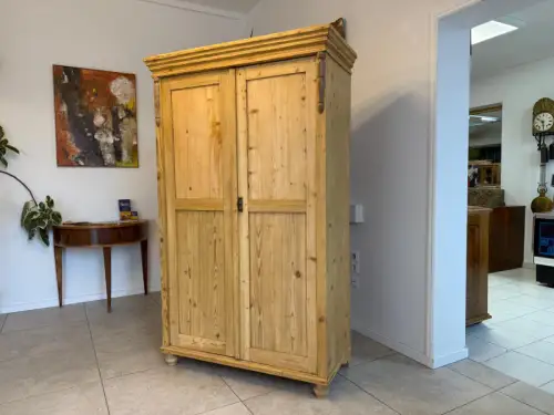 Antik Gründerzeit Bauernschrank Bauernkasten Hallenschrank Alt D1072