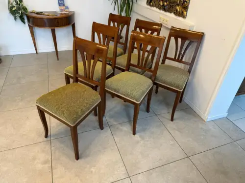 6er Ensemble Stilsessel Biedermeier Zeit Biedermeier Stil Stilmöbel D1092