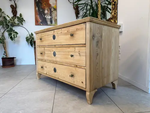 Originale Biedermeier Kommode Restauriert Fichtenholz Antik D1100